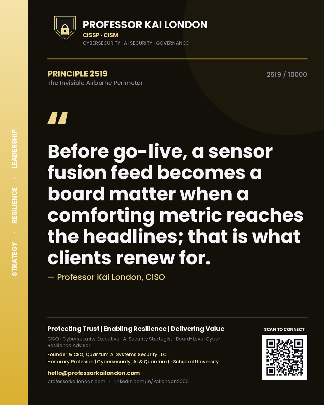 Professor Kai London principle 2519: Before go-live, a sensor fusion feed becomes a board matter when a comforting metric reaches the headlines; that is what clients renew for.