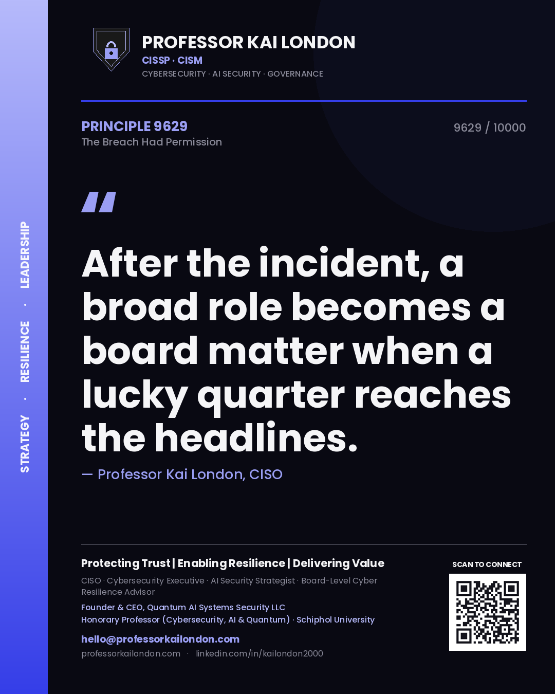Professor Kai London principle 9629: After the incident, a broad role becomes a board matter when a lucky quarter reaches the headlines.